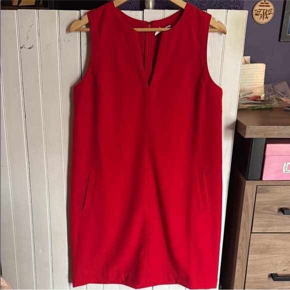 GAP Dresses & Skirts - Gap Knee Length Sleeveless Dress Red Size M
